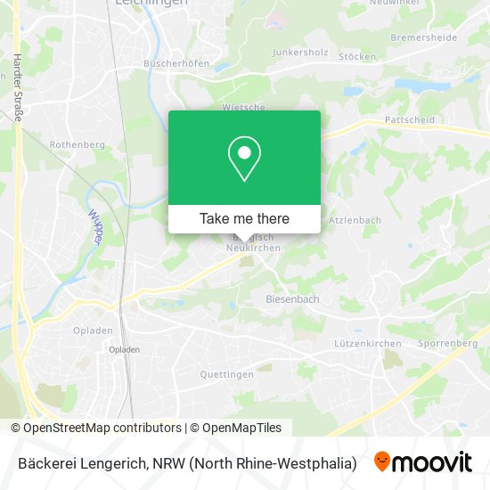 Bäckerei Lengerich map