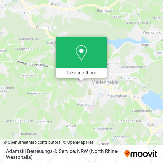 Adamski Betreuungs-& Service map