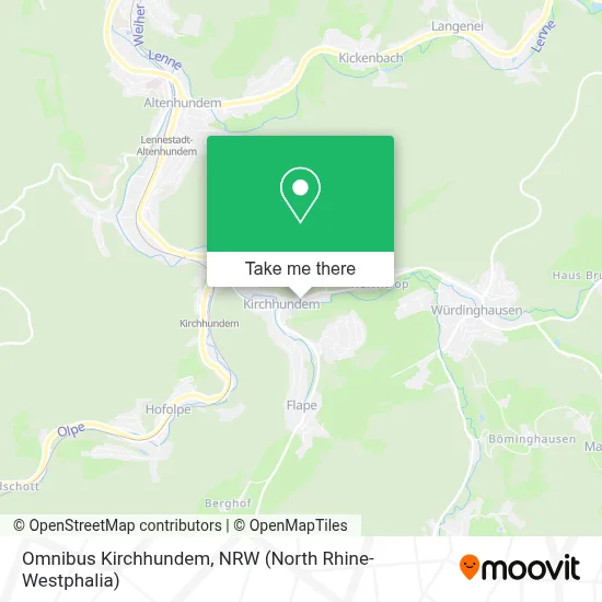 Omnibus Kirchhundem map