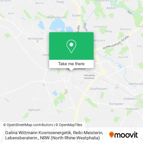 Карта Galina Wittmann Kosmoenergetik, Reiki-Meisterin, Lebensberaterin.