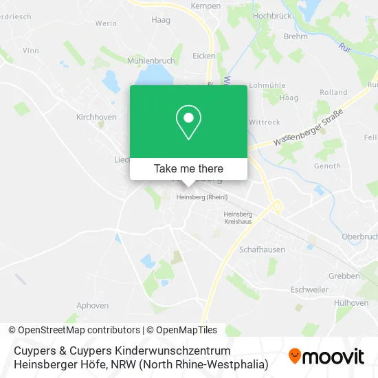 Cuypers & Cuypers Kinderwunschzentrum Heinsberger Höfe map