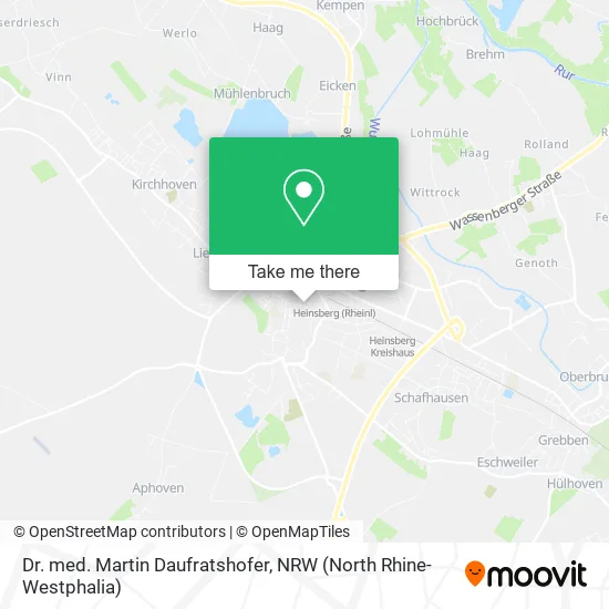 Карта Dr. med. Martin Daufratshofer