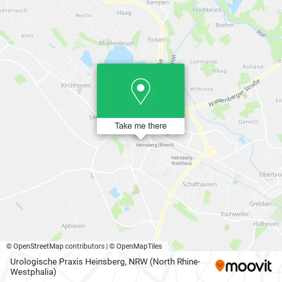 Карта Urologische Praxis Heinsberg