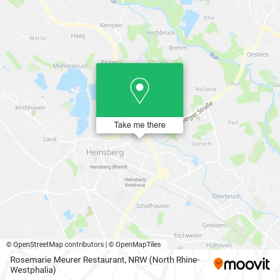 Rosemarie Meurer Restaurant map