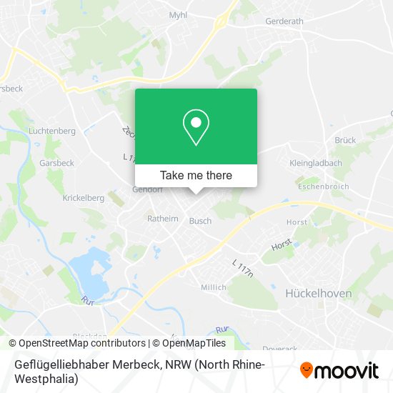 Geflügelliebhaber Merbeck map