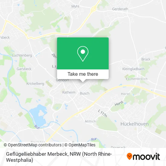Карта Geflügelliebhaber Merbeck