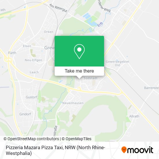 Pizzeria Mazara Pizza Taxi map