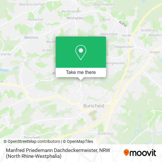 Карта Manfred Priedemann Dachdeckermeister