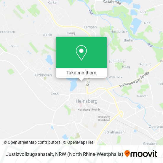 Justizvollzugsanstalt map