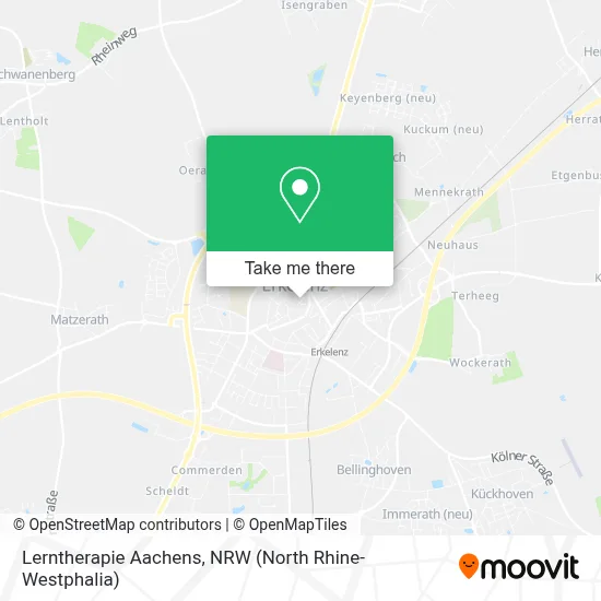 Lerntherapie Aachens map