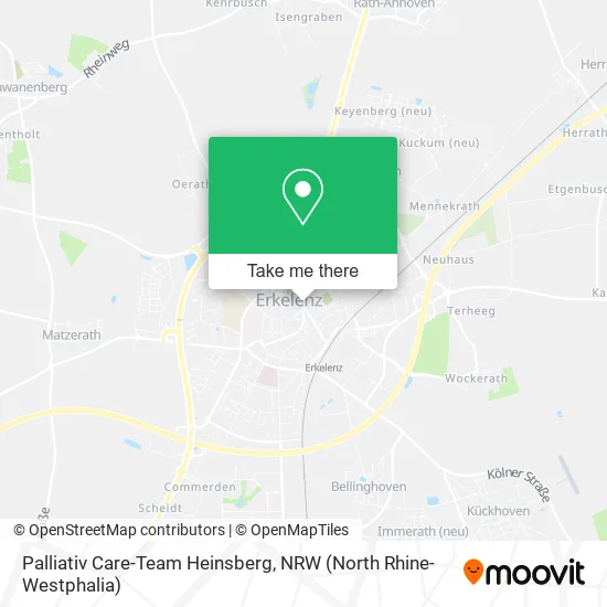 Карта Palliativ Care-Team Heinsberg