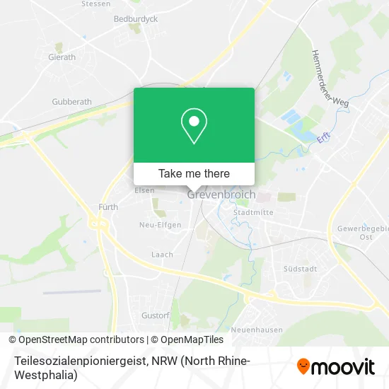 Карта Teilesozialenpioniergeist