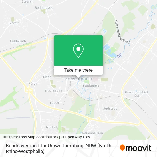 Карта Bundesverband für Umweltberatung