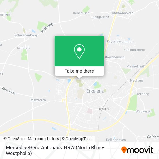 Mercedes-Benz Autohaus map