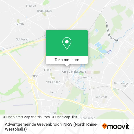 Adventgemeinde Grevenbroich map