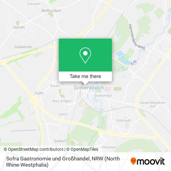 Sofra Gastronomie und Großhandel map