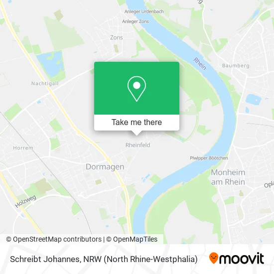 Карта Schreibt Johannes