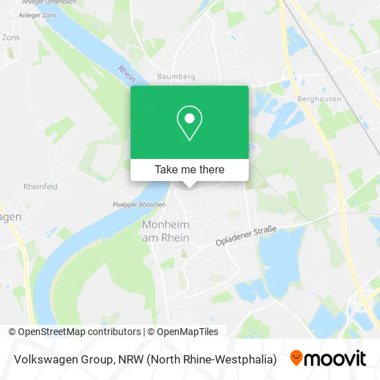 Volkswagen Group map
