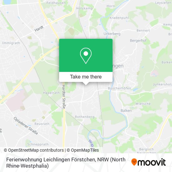 Ferienwohnung Leichlingen Förstchen map