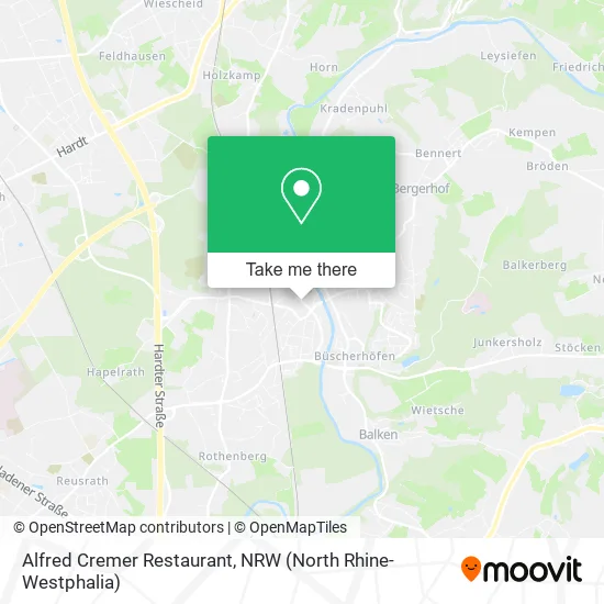 Alfred Cremer Restaurant map