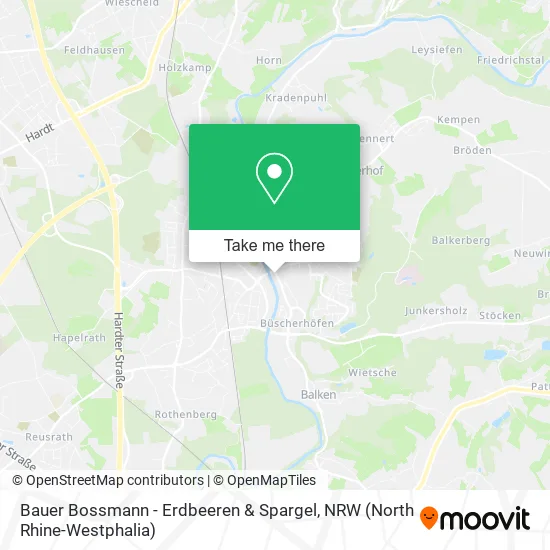 Карта Bauer Bossmann - Erdbeeren & Spargel