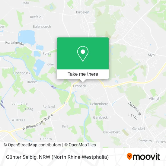 Карта Günter Selbig