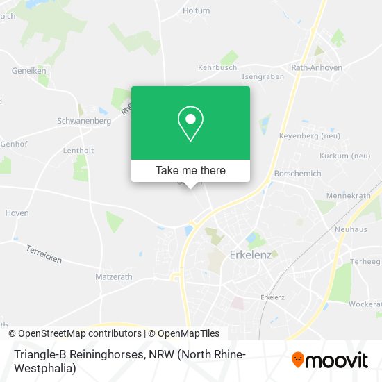 Triangle-B Reininghorses map