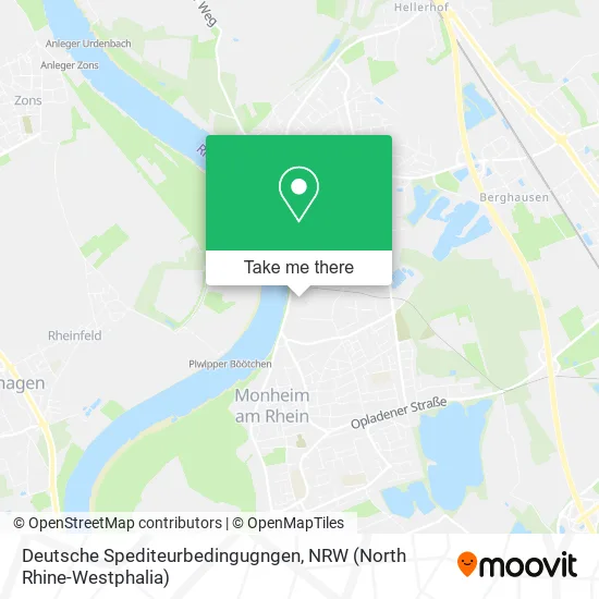 Карта Deutsche Spediteurbedingugngen