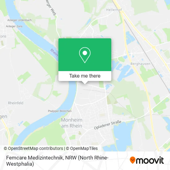 Femcare Medizintechnik map