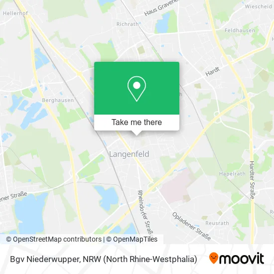 Карта Bgv Niederwupper