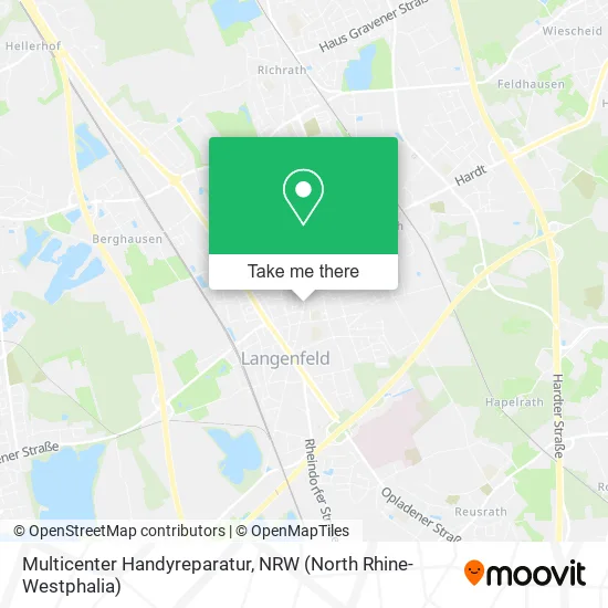 Multicenter Handyreparatur map