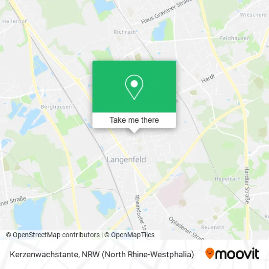 Карта Kerzenwachstante