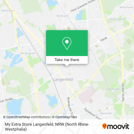 Карта My Extra Store Langenfeld
