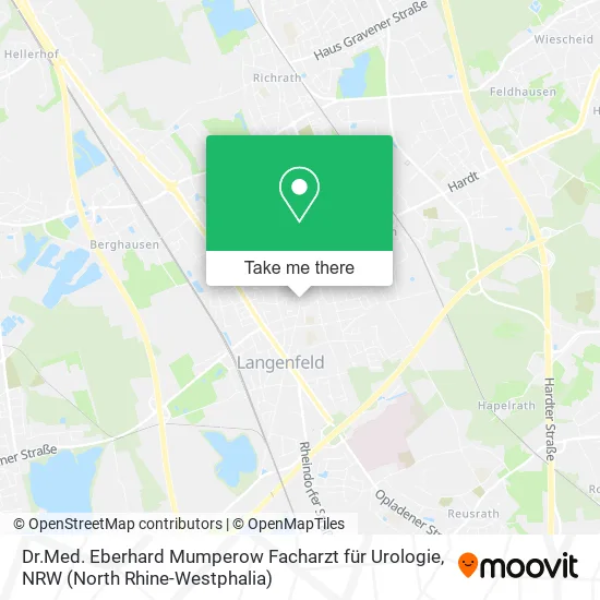 Карта Dr.Med. Eberhard Mumperow Facharzt für Urologie