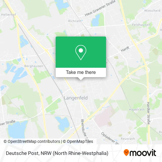 Deutsche Post map