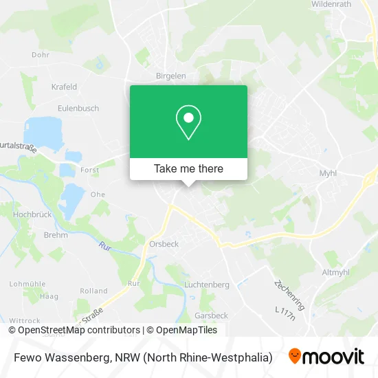 Карта Fewo Wassenberg