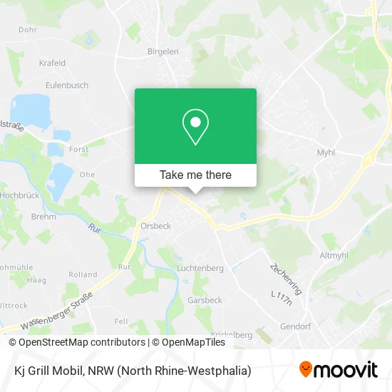 Карта Kj Grill Mobil