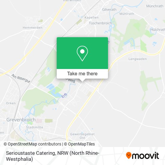Serioustaste Catering map