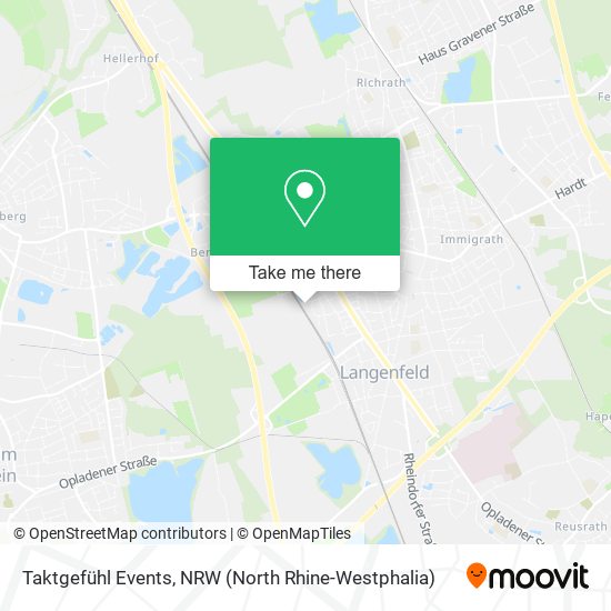 Taktgefühl Events map