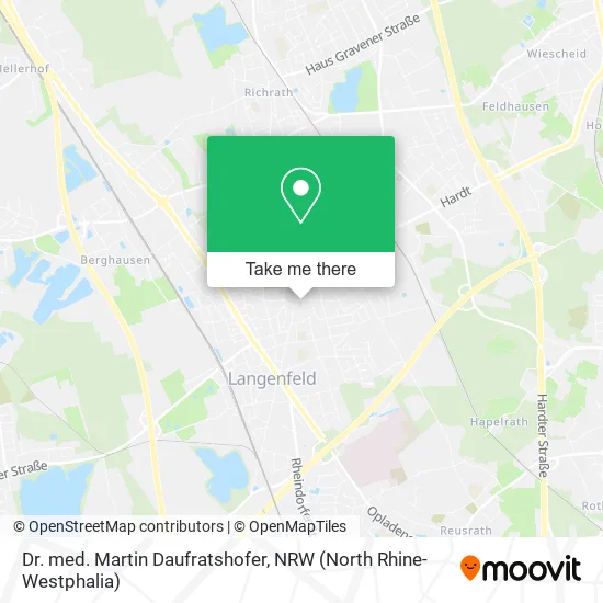Карта Dr. med. Martin Daufratshofer
