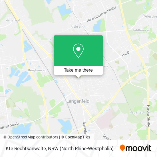 Карта Kte Rechtsanwälte