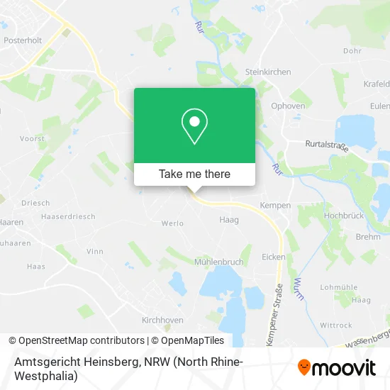 Карта Amtsgericht Heinsberg