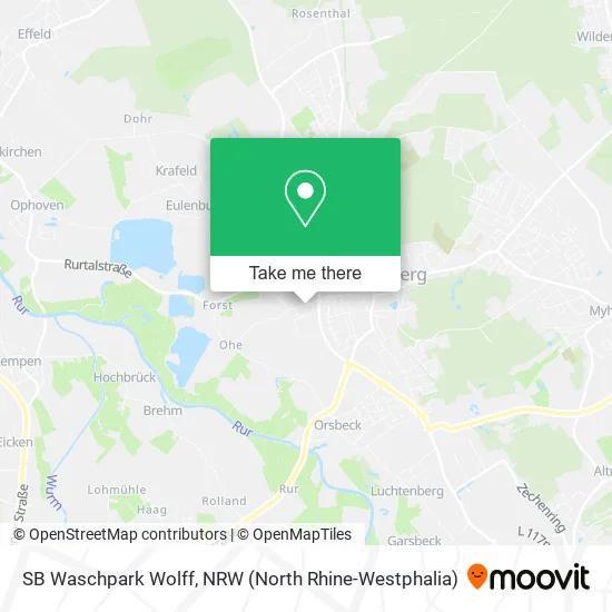 Карта SB Waschpark Wolff