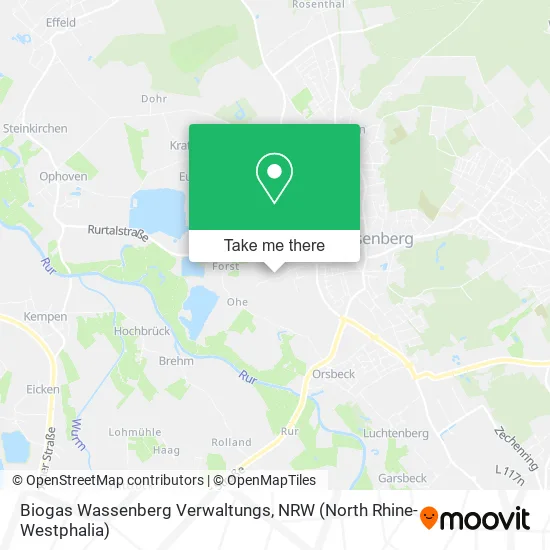 Карта Biogas Wassenberg Verwaltungs