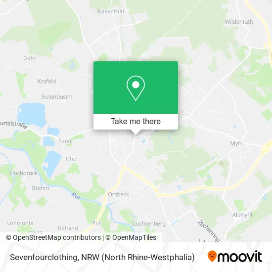 Sevenfourclothing map