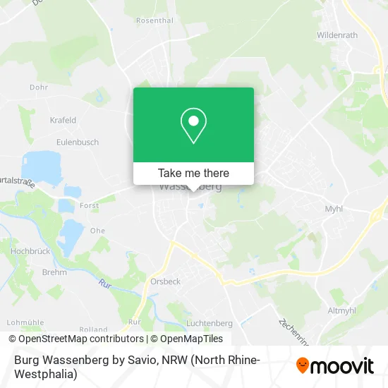 Карта Burg Wassenberg by Savio