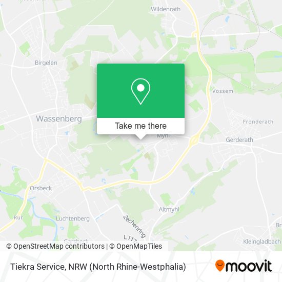 Карта Tiekra Service