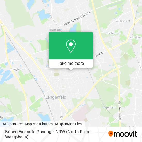 Карта Bösen Einkaufs-Passage