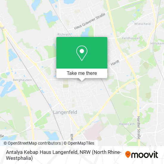 Карта Antalya Kebap Haus Langenfeld