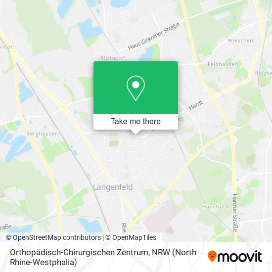 Orthopädisch-Chirurgischen Zentrum map